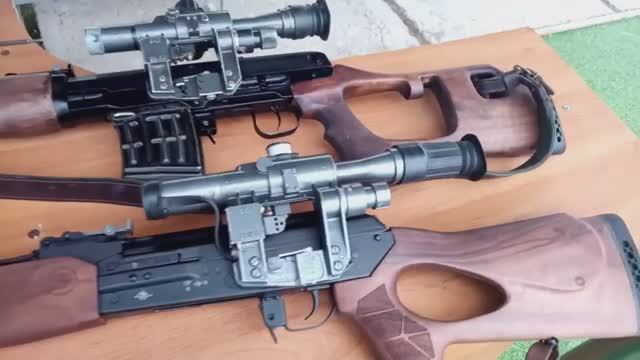 тигр 7,62_54  Вепрь 7,62_54  измерение стволов калибрами.