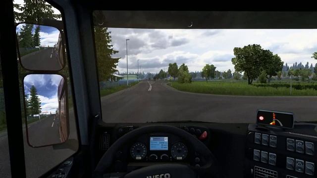 ETS 2 Рейс № 9 Псков (Россия) Осло (Норвегия) Часть 2 Тракторы Дневник домового.mp4