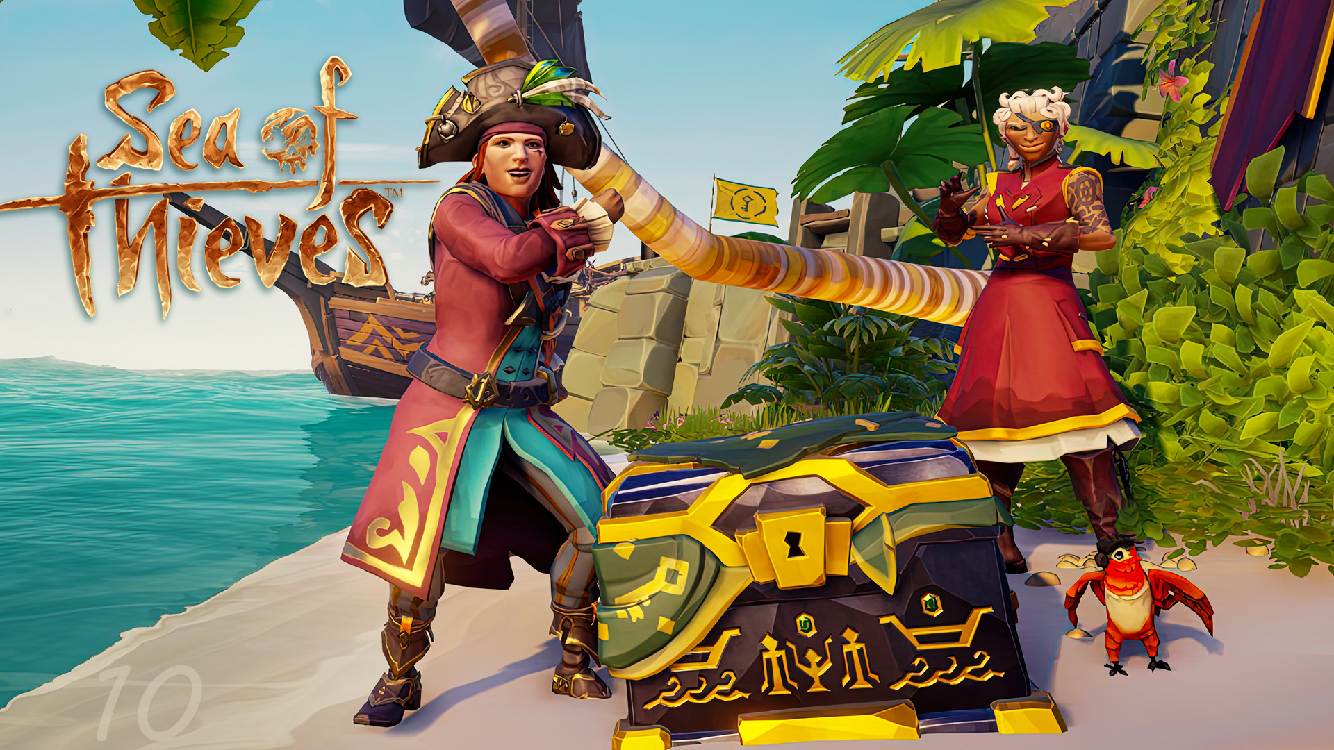 Успешные женщины в поисках послания русалок. Решили загадку златодержцев! – Sea of Thieves #10