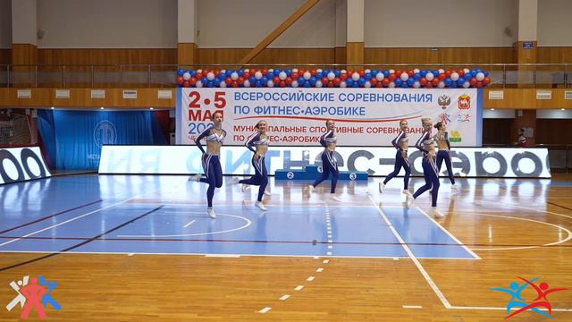 Группа Торнадо г. Челябинск. Аэробика 14-16 лет. Полуфинал. Из трансляции. 03.05.24