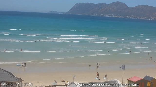 на пляже Муйзенберга, Кейптаун.mp4