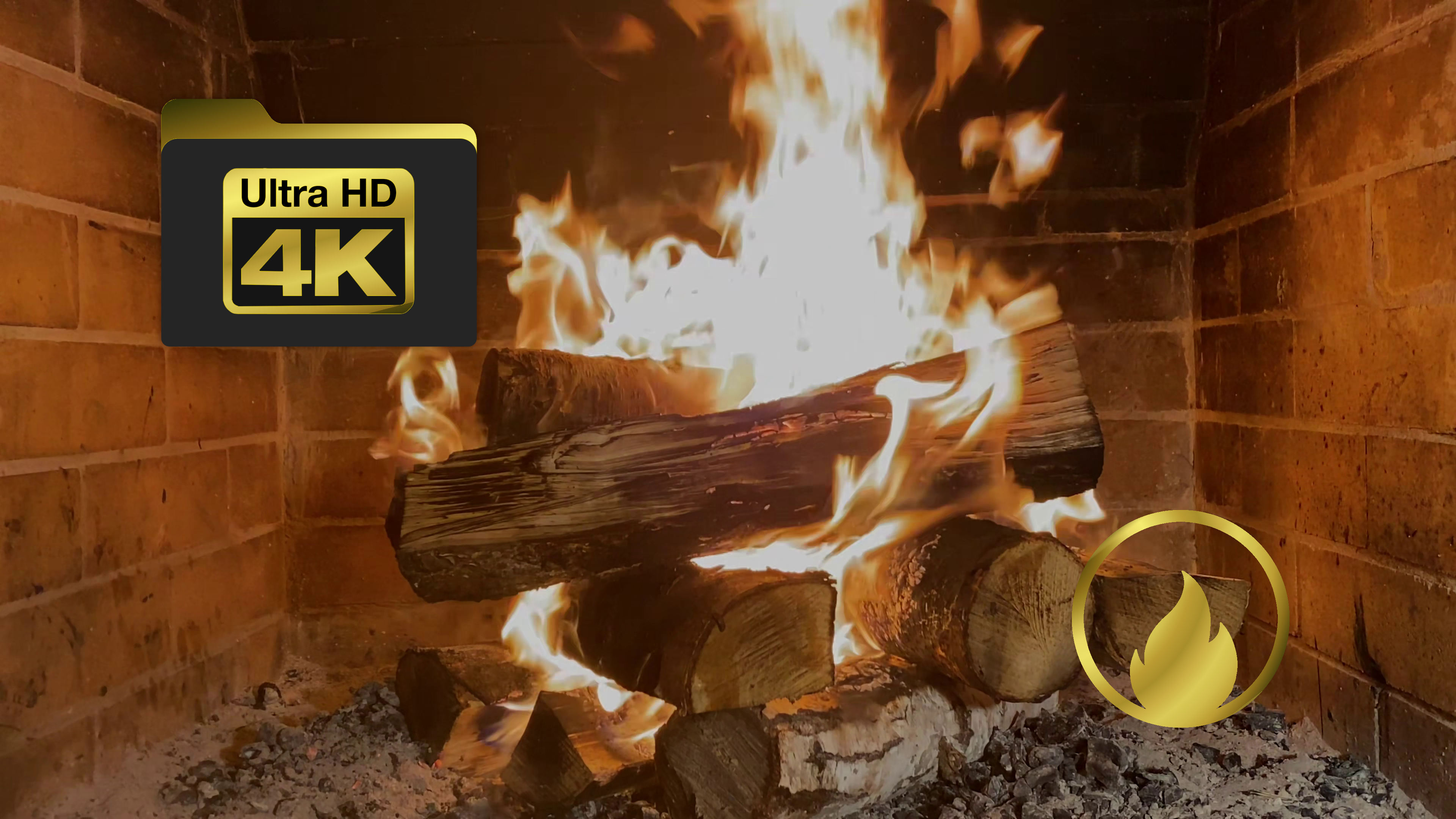 Огонь и тепло: магия камина в 4К