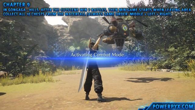 Crisis Core Final Fantasy VII Reunion - Waterfall Chaser Trophy - Achievement Guide