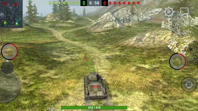WOT Blitz gameplay 10TP