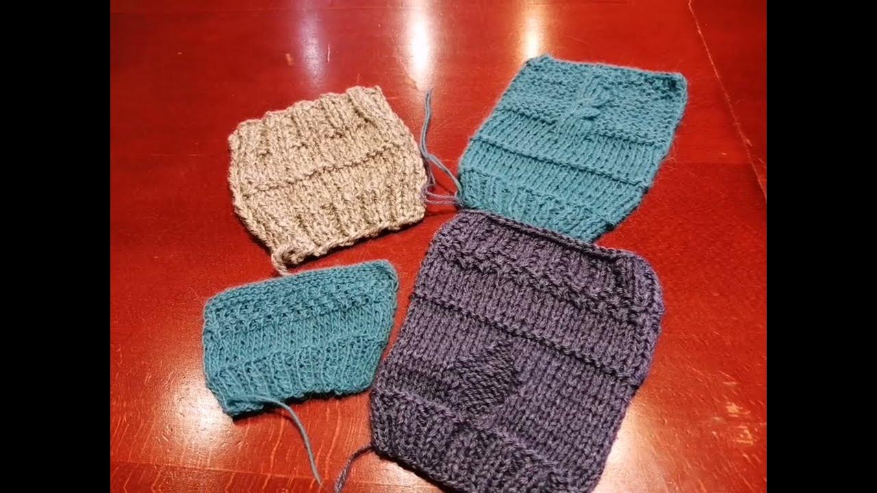 Тестирую пряжу. Образцы, ВТО, результаты.