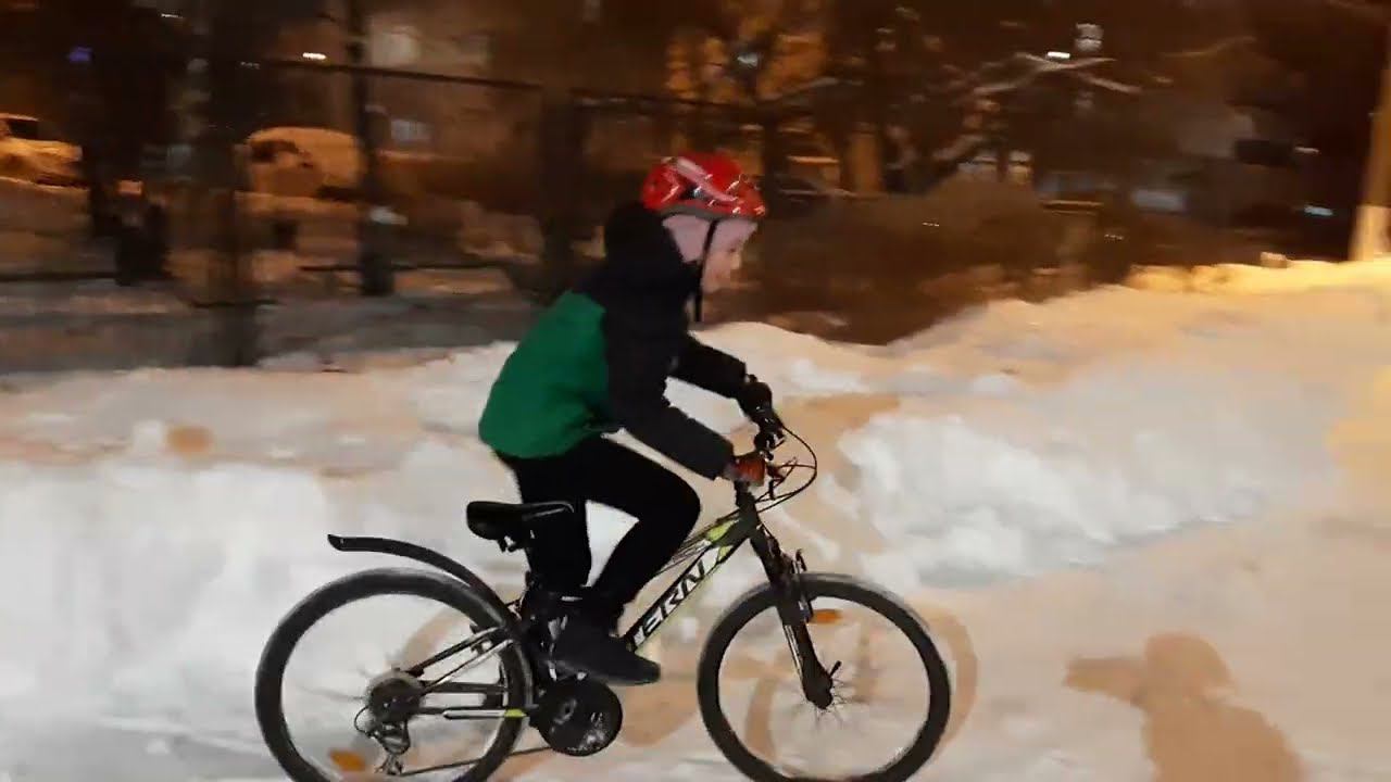 Снежные велотренировки