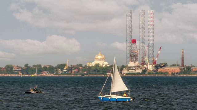 "НА ФИНСКОМ ЗАЛИВЕ"... (Фото Владимира Колесникова (СПб), музыка Вангелиса (Греция))