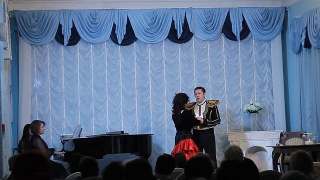 Ж. Бизе. Опера "Кармен", дуэт Эскамильо и Кармен. Исп. Галия Чаванина-Валеева и Сергей Муртазин.