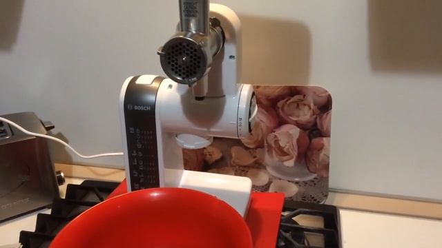 Кухонный комбайн Bosch MUM4855 - Мясорубка.