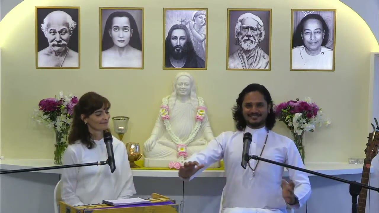 Что делать во время 8-ми часовой медиатции? Нараяни и Шурджо. "Ананда Мумбай"