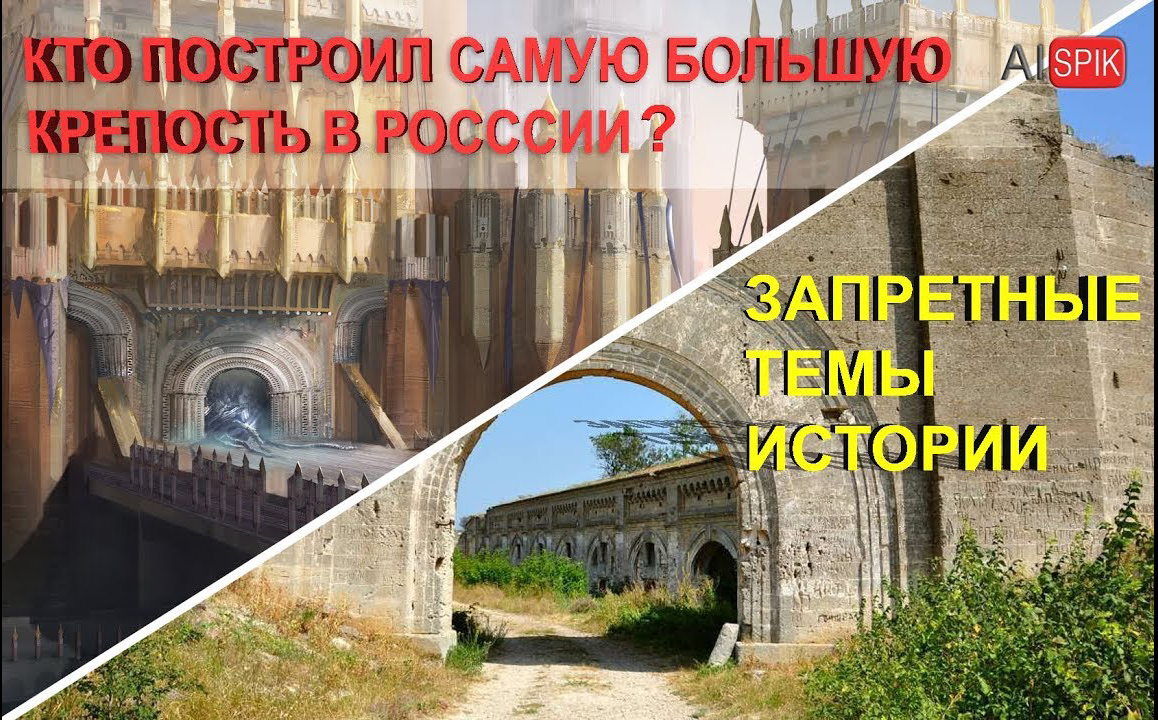 Пробрались в ЗАПРЕТНУЮ часть Керченской Крепости! Подземные переходы и странная ШТУКАТУРКА.mp4