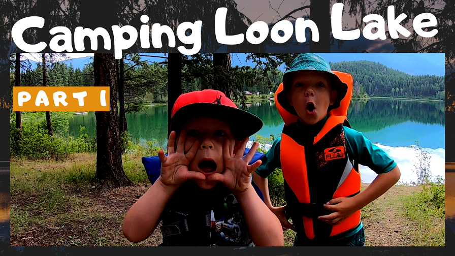 Кемпинг на Озере Гагар (Loon Lake), Британская Колумбия, Канада. Часть 1.
