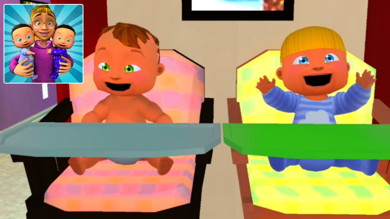 ИГРА про Близнецов #1 - Симулятор Няни - Мульт игра для детей