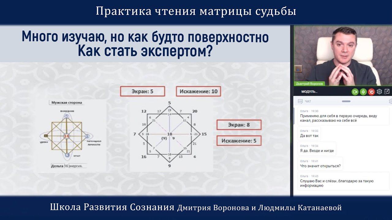 Практика чтения матрицы судьбы. Много изучаю, но как будто поверхностно. Как стать экспертом?