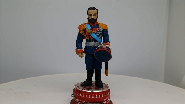 Николай второй. Фигурка императора, царя и князя. Дом Романовых. Полковник гвардии. Из полимерки.