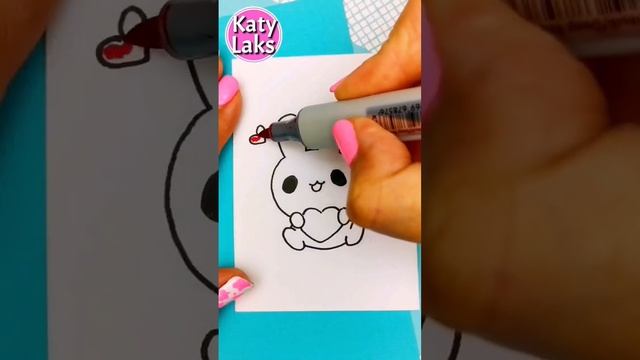 ?Как нарисовать КРОЛИКА /МИЛЫЕ РИСУНКИ ДЛЯ срисовки