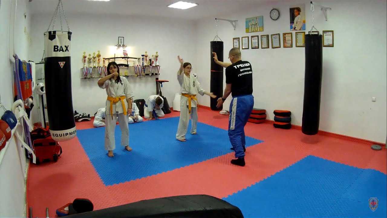 № 3 из 3 Подготовка к экзамену 5, 4 кю - 07.04.2022 Дополнительная бесплатная тренировка Таймкод