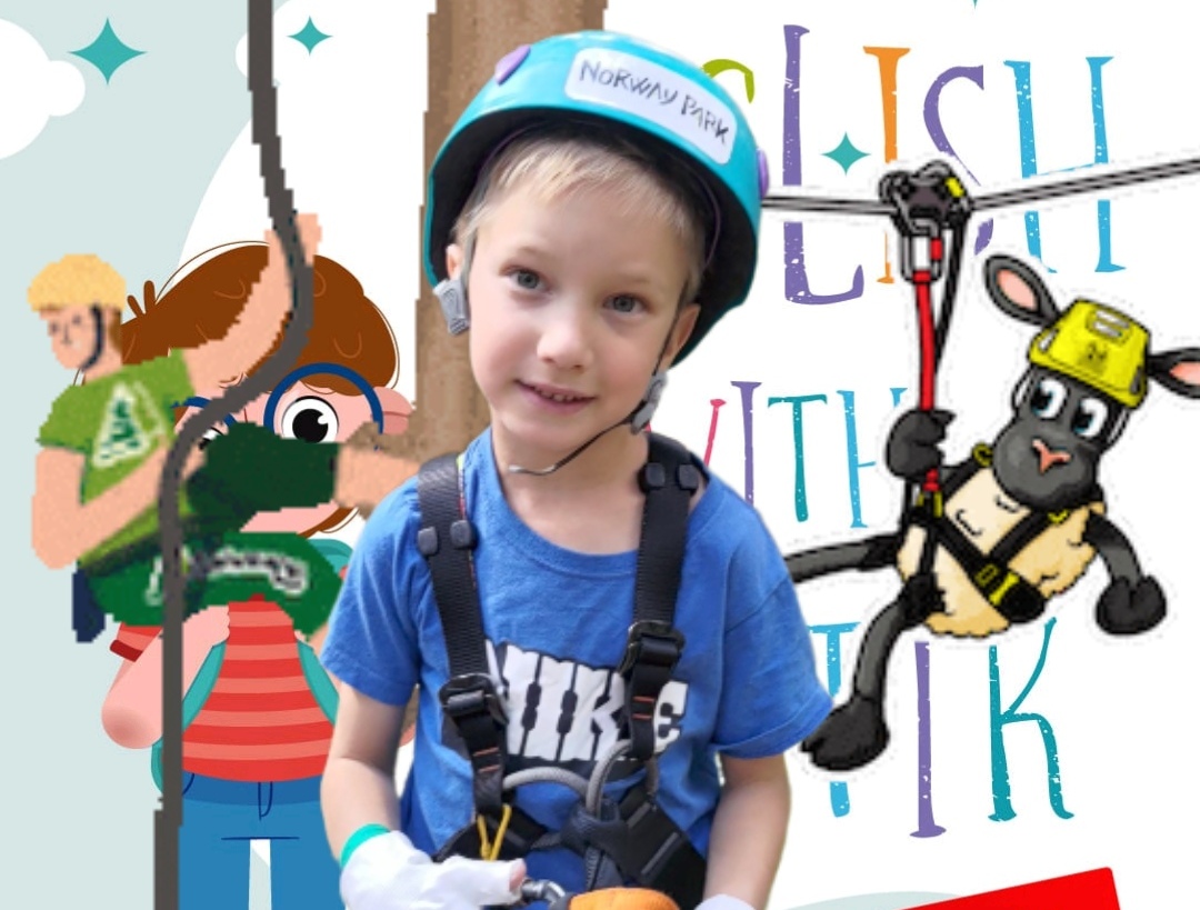 Вспоминаем лето. Винтик в Верёвочном Парке / Vintik at the Tree Top Adventure Park