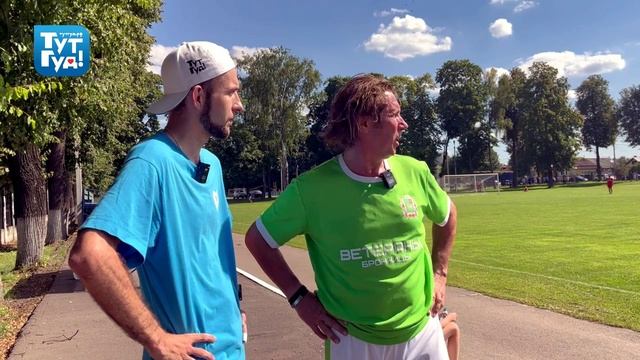 Легенды сборной России по футболу в Бронницах!