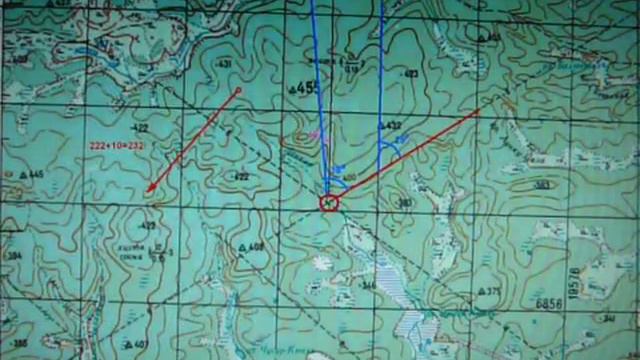 Ориентирование. Поправка за магнитное склонение