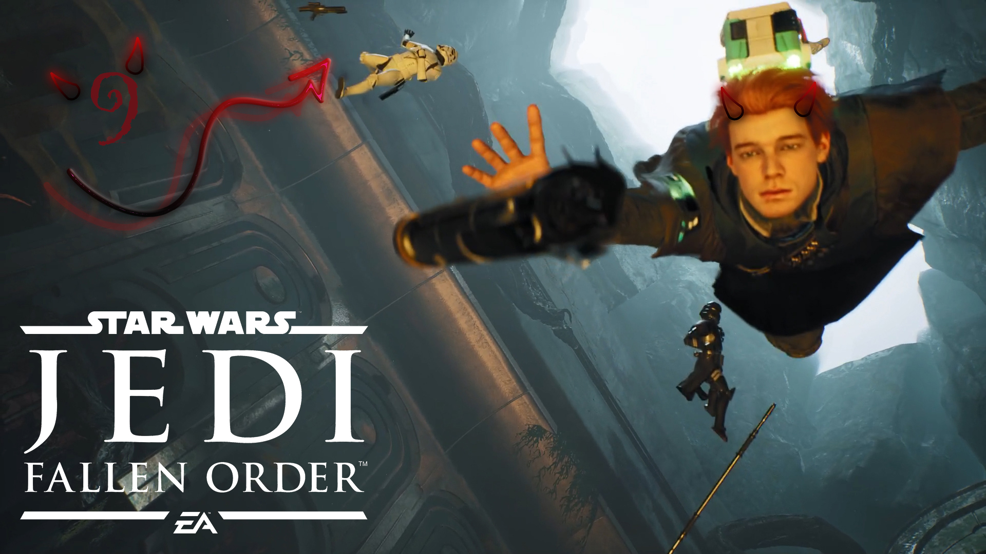 Star Wars Jedi  Fallen Order ❤ 9 серия ❤Если хочешь лететь - лети! Погоди, ты чего, я же пошутил.