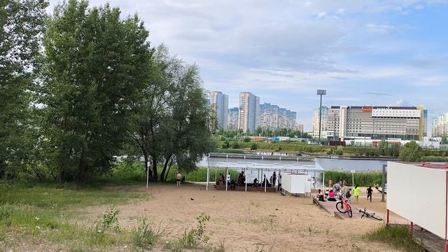 Пляж на Мещерском озере. Нижний Новгород.