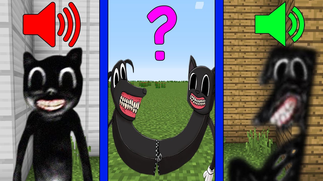 Угадай МУЛЬТЯШНОГО МОНСТРА по звуку в МАЙНКРАФТ #2 ! CARTOON CAT ТРЕВОР ХЕНДЕРСОН MINECRAFT