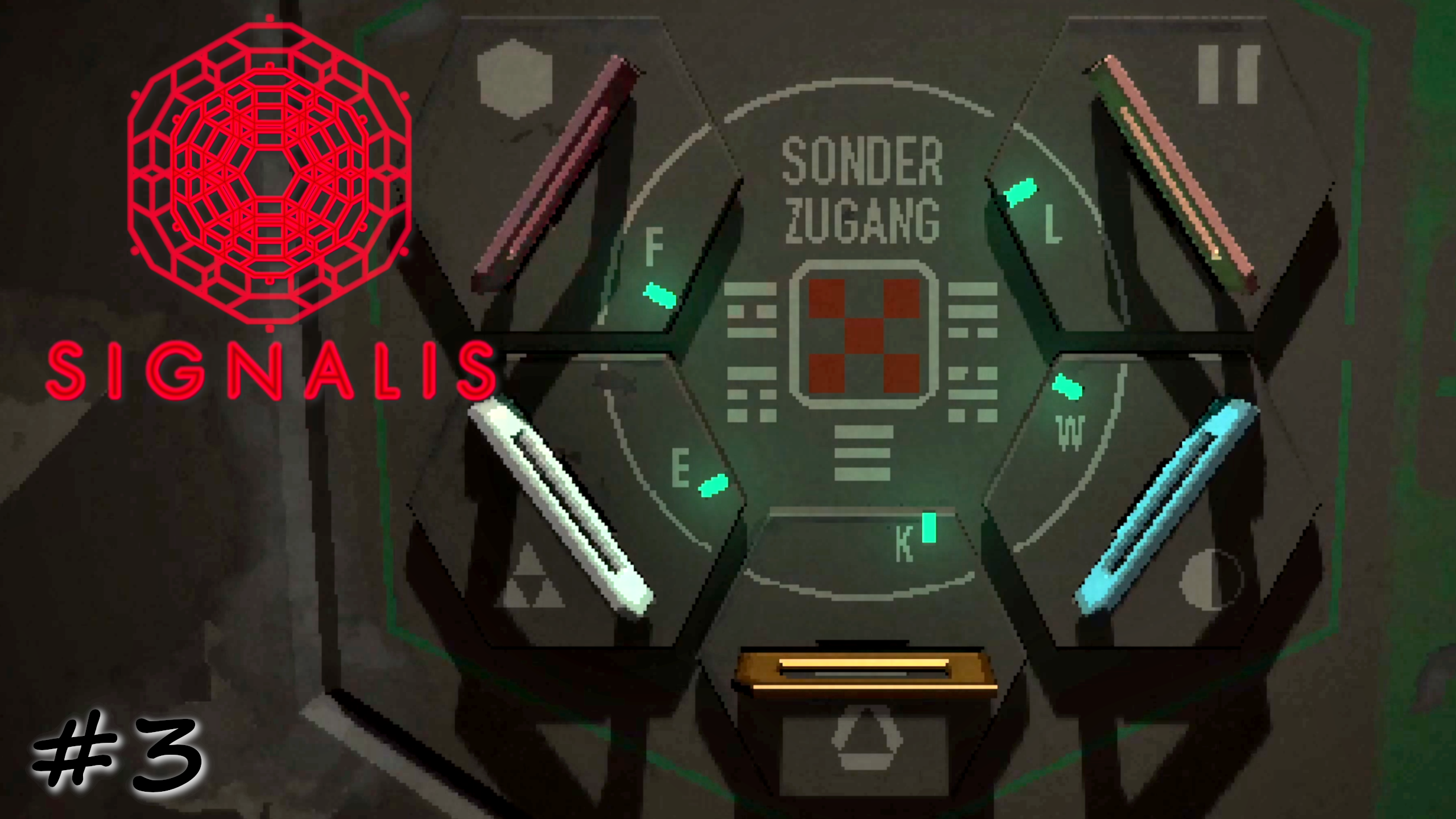 Открытие двери стихий. Поиск ключей-карт - #3 - Signalis