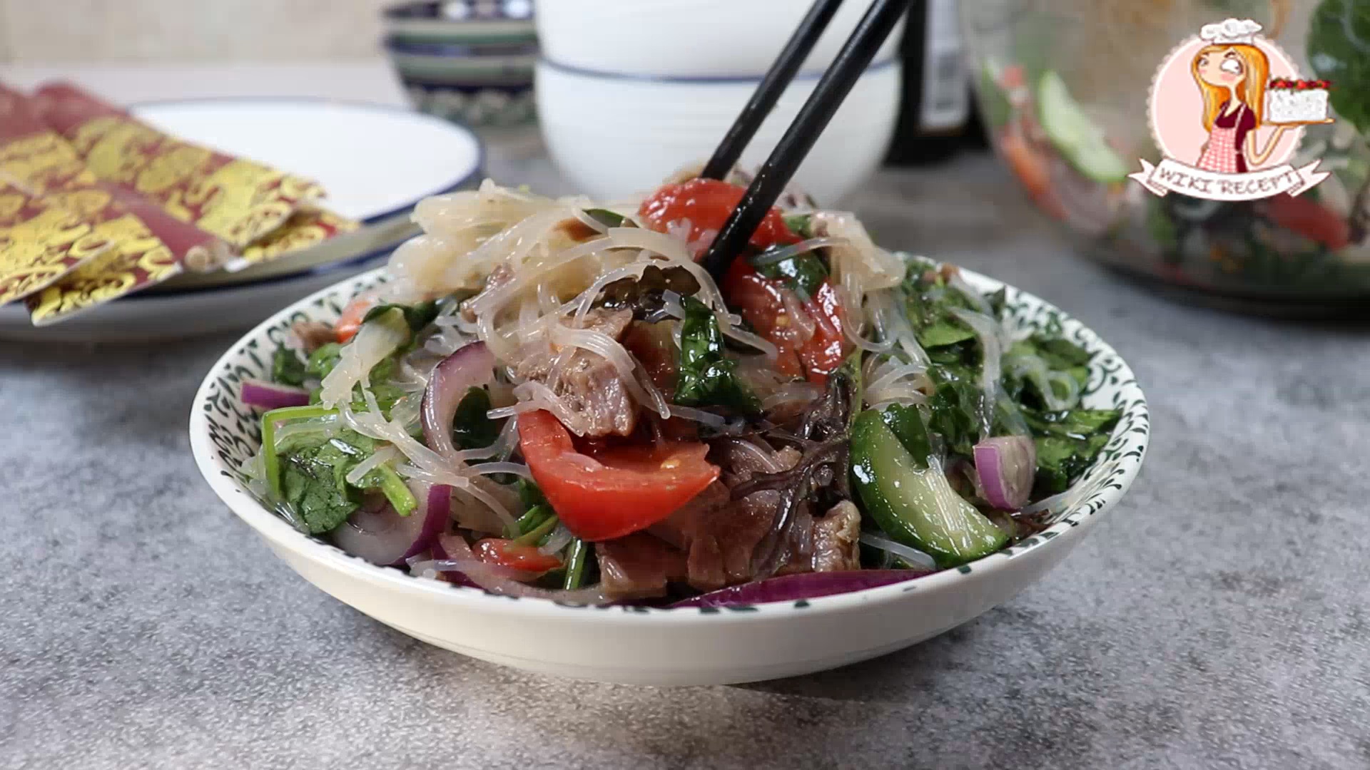 САЛАТ ФУНЧОЗА с МЯСОМ – вкус просто фееричный! Готовлю фунчозу только с говядиной