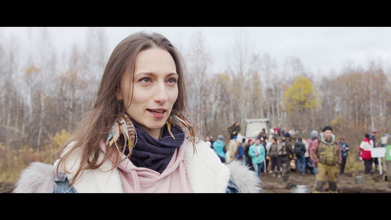 Посадка леса. Томская область. 04.10.2020