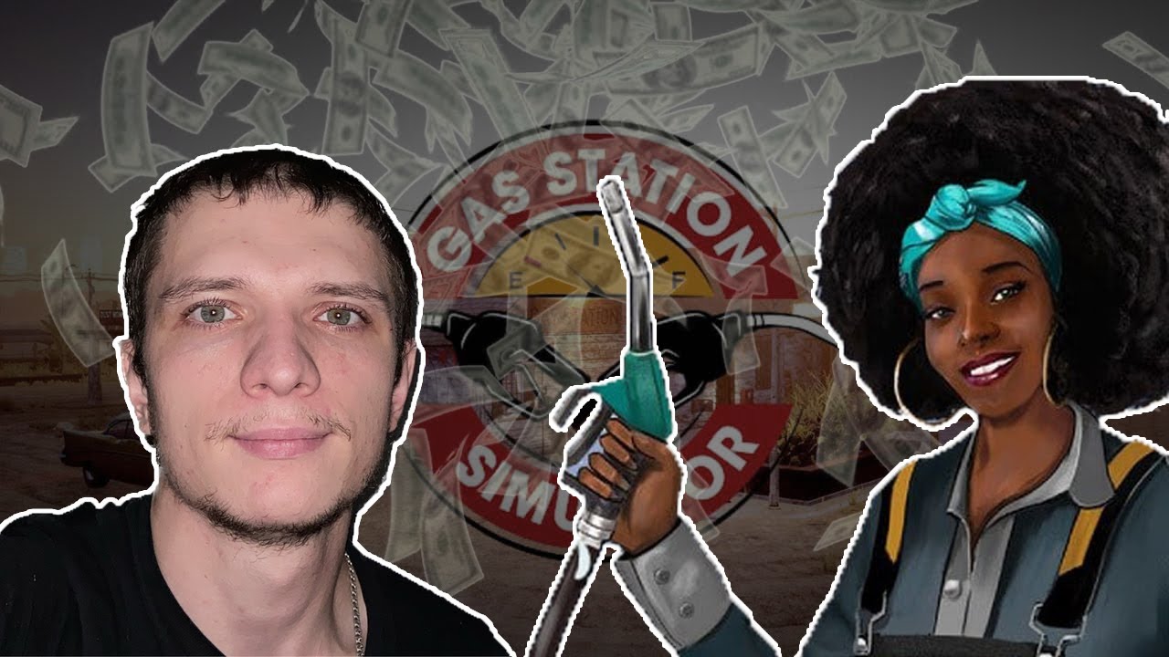 Gas station simulator #6. Домашний крокодил _Гена_ ест мусор в канализации. Поднял много денег.