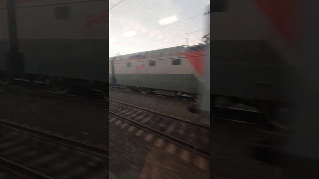 Дорога на электричке от 398 км(Ашмарино) до вокзала г.Новокузнецка- полное видео