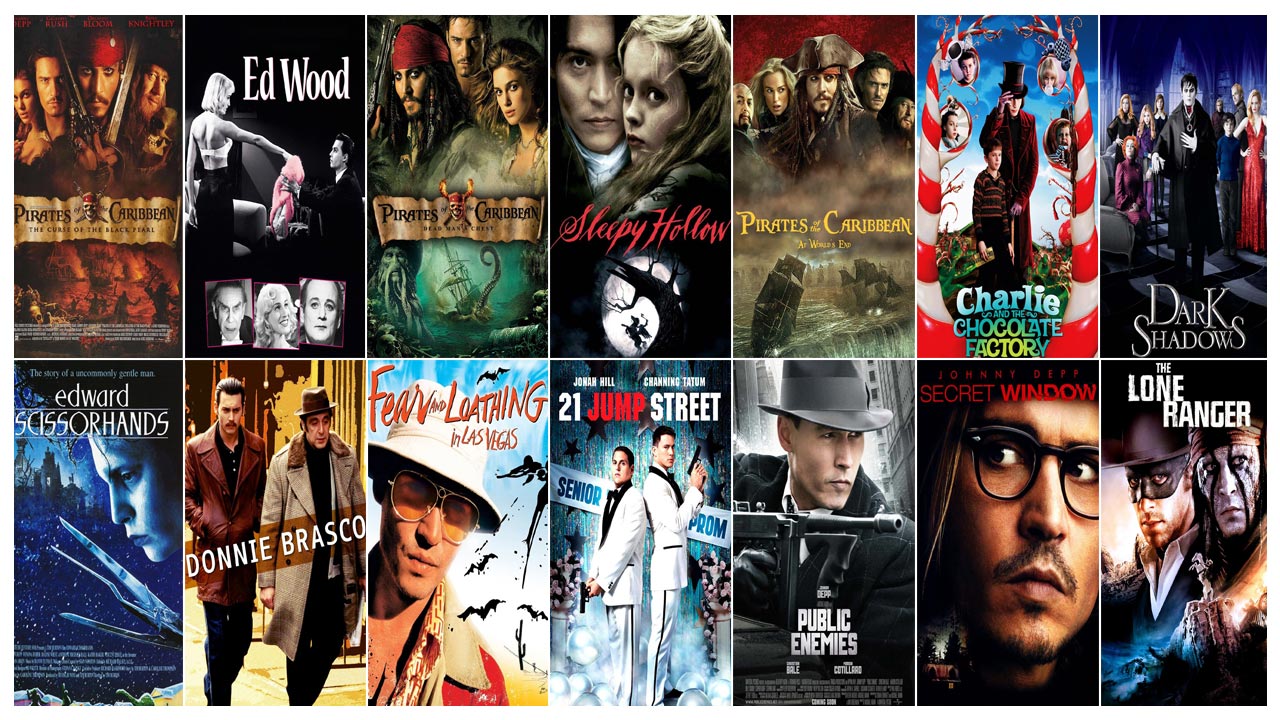 Лучшие фильмы с Джонни Деппом