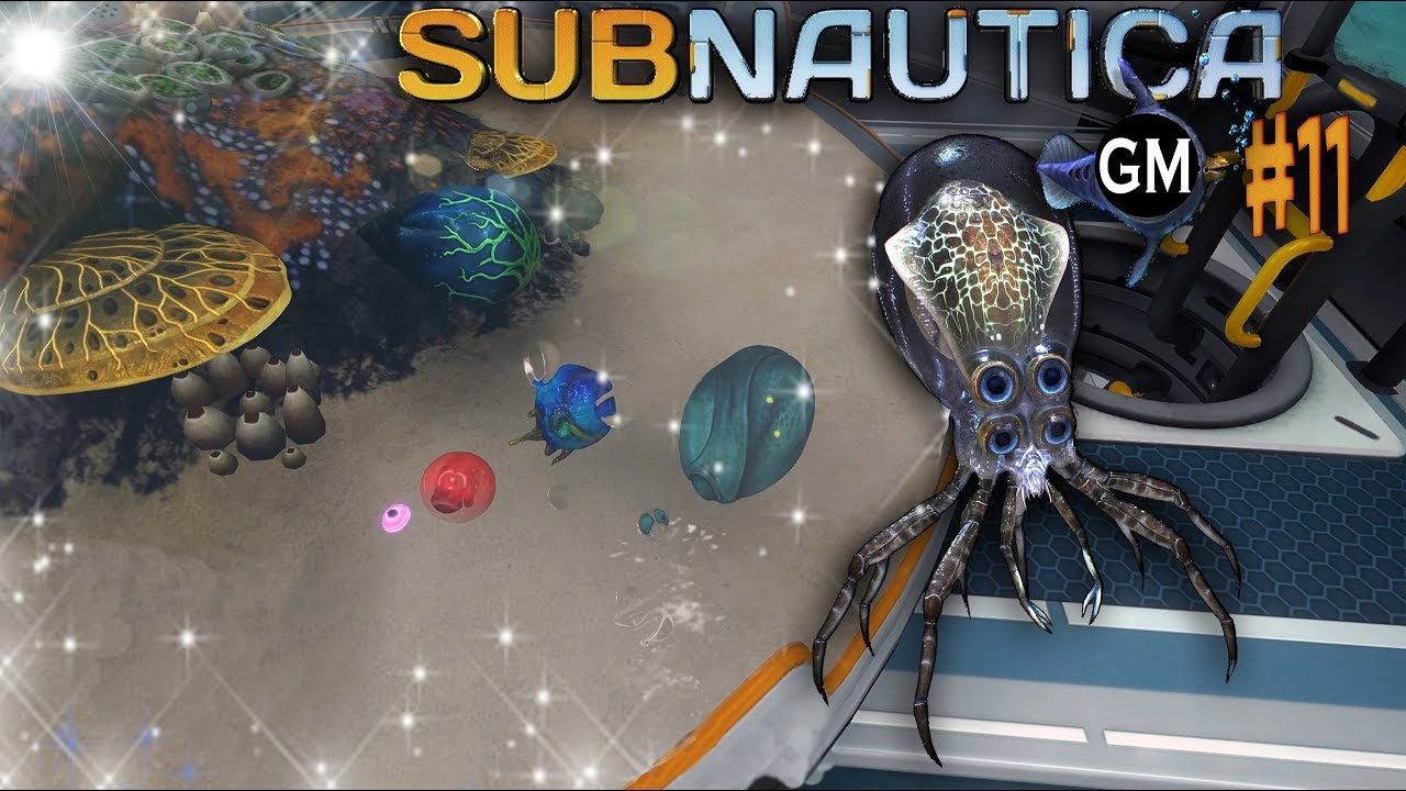 SUBNAUTICA / Жадный кальмаро-краб и кпк с капсул Авроры  #11 (прохождение Сабнатика)