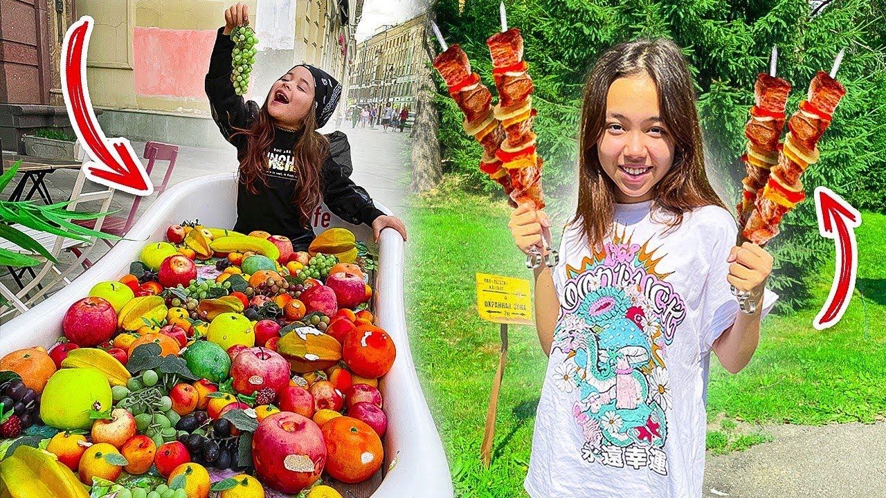 Поехали в Питер, чтобы вкусно поесть ВЛОГ Анютка малютка