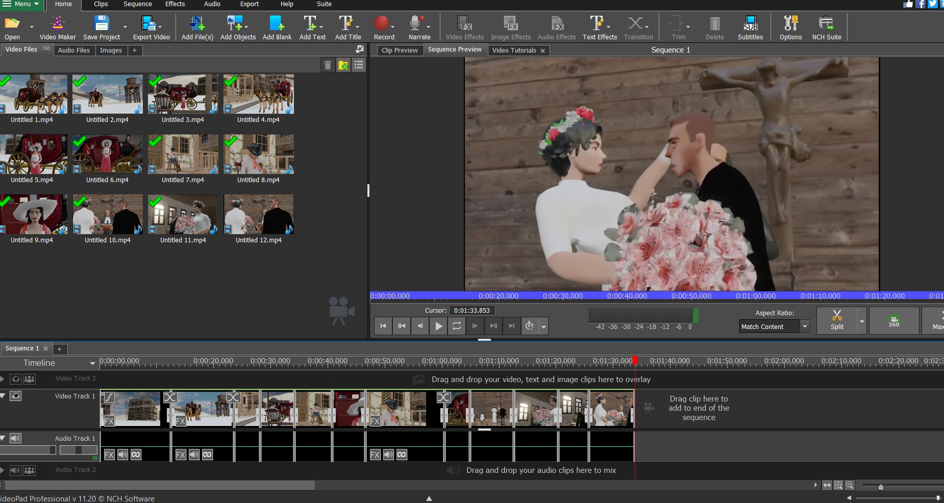 BLENDER 3.6 Аниматика приезда и свадьбы Бэль и Генри