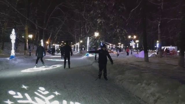 Каток на бульваре им. Пушкина