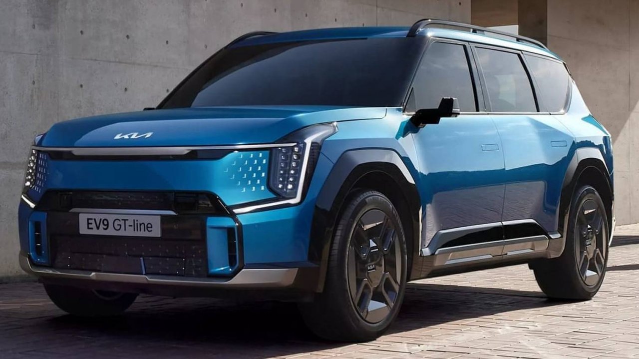 ОБЗОР: Kia EV9 2024 года - доступный трёхрядный кроссовер!
