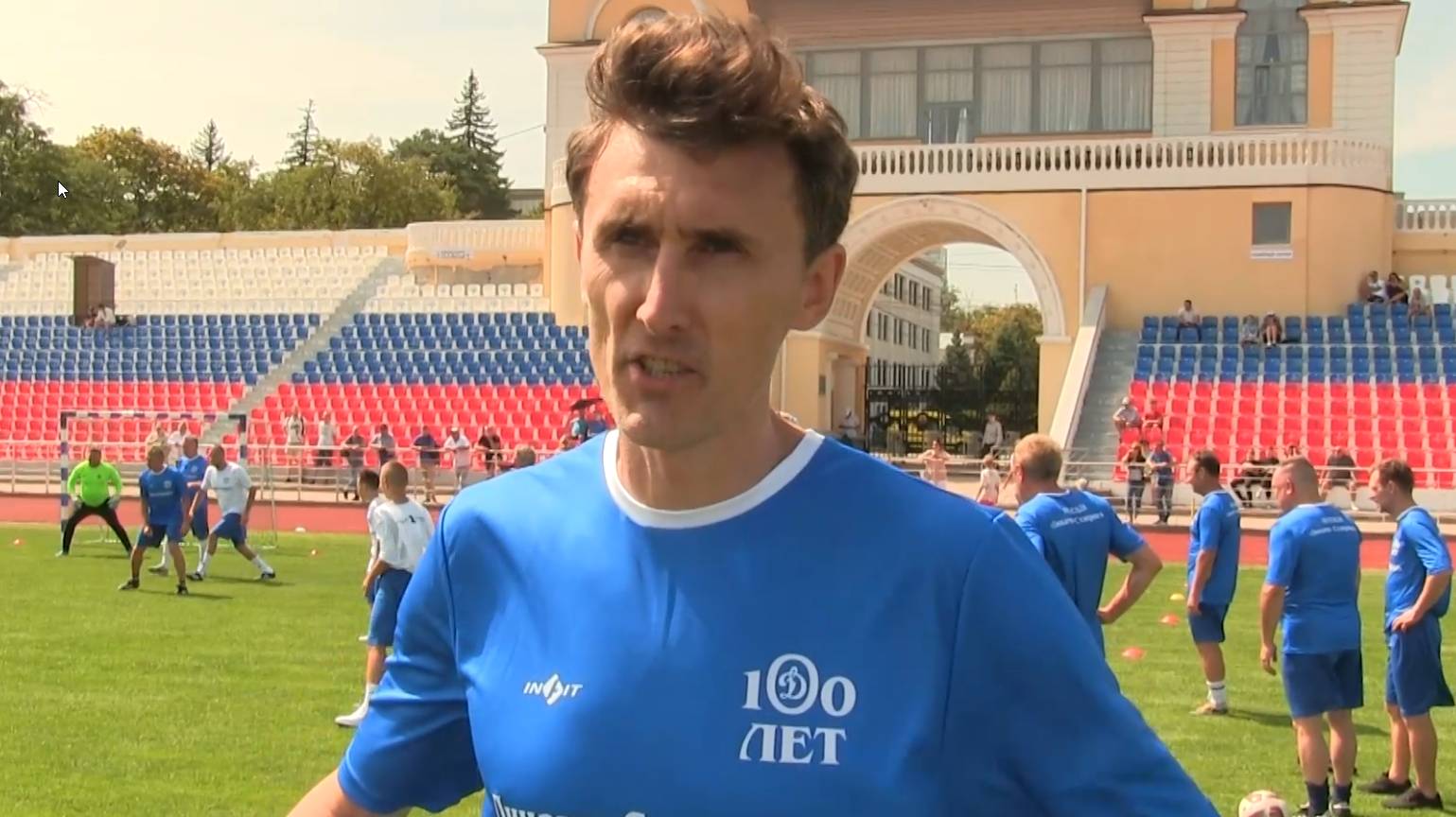 Празднование 100 летия футбольной команды "Динамо" (Ставрополь)