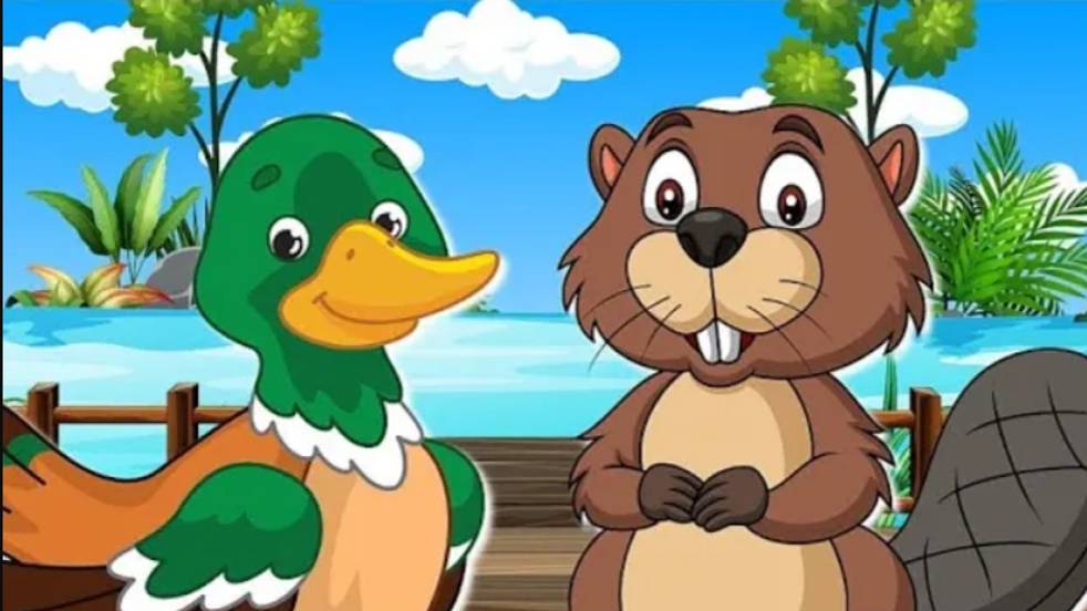 Животные в пруду + Развивающие и Обучающие видео про Животных для детей + Учим звуки животных