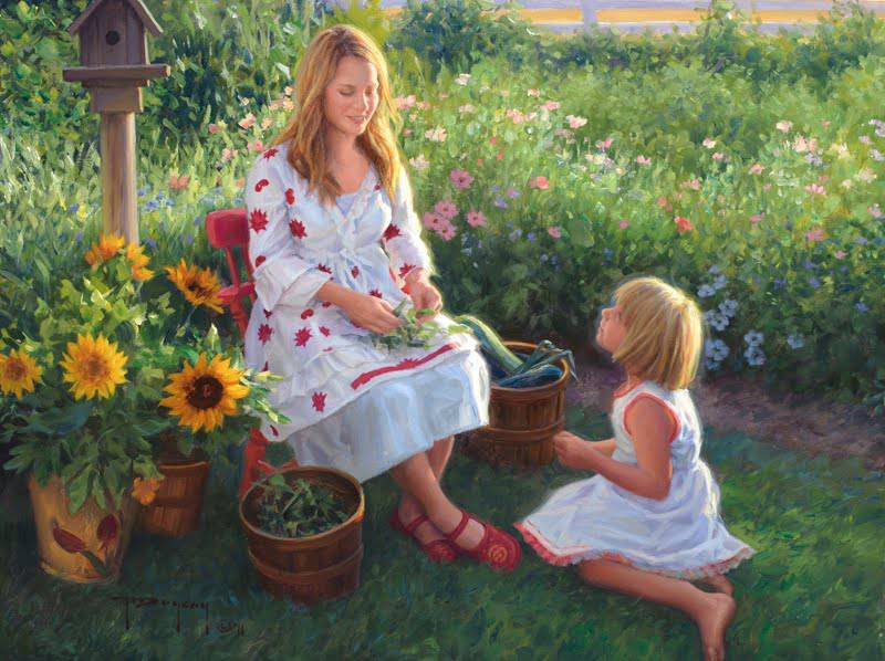 Летние картины американского художника Роберта Дункана (Robert Duncan).