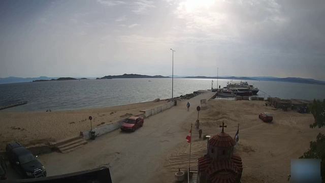 2024 июнь Греция Афон, Уранополис, пристань