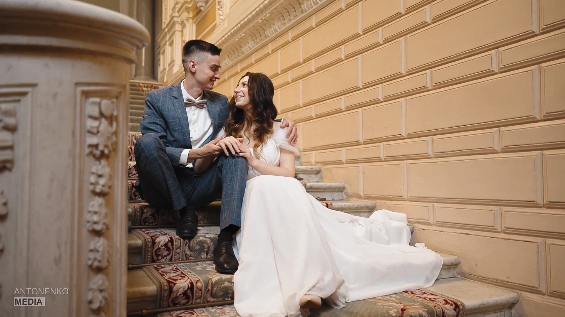 Регистрация во Дворце бракосочетания №1. Съемка видео в ЗАГСе Санкт-Петербурга