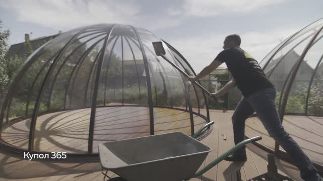 Краш-тест купольной беседки Cupol 365  #купол365