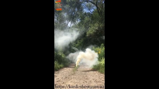 Цветной дым Smoking fountain white MA0512 White