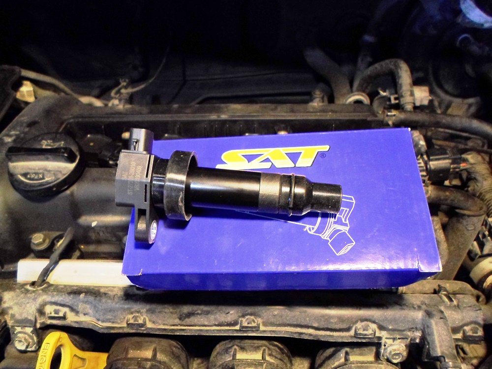 Катушка зажигания хендай солярис, поиск неисправности и замена.