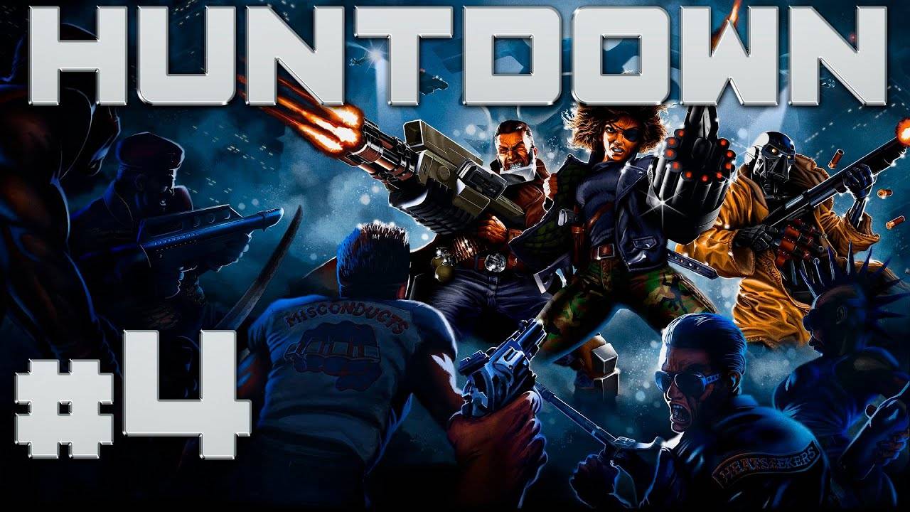 Huntdown Прохождение #4 Банда снайперов босс SUKI #playhub#huntdown#играть#игры