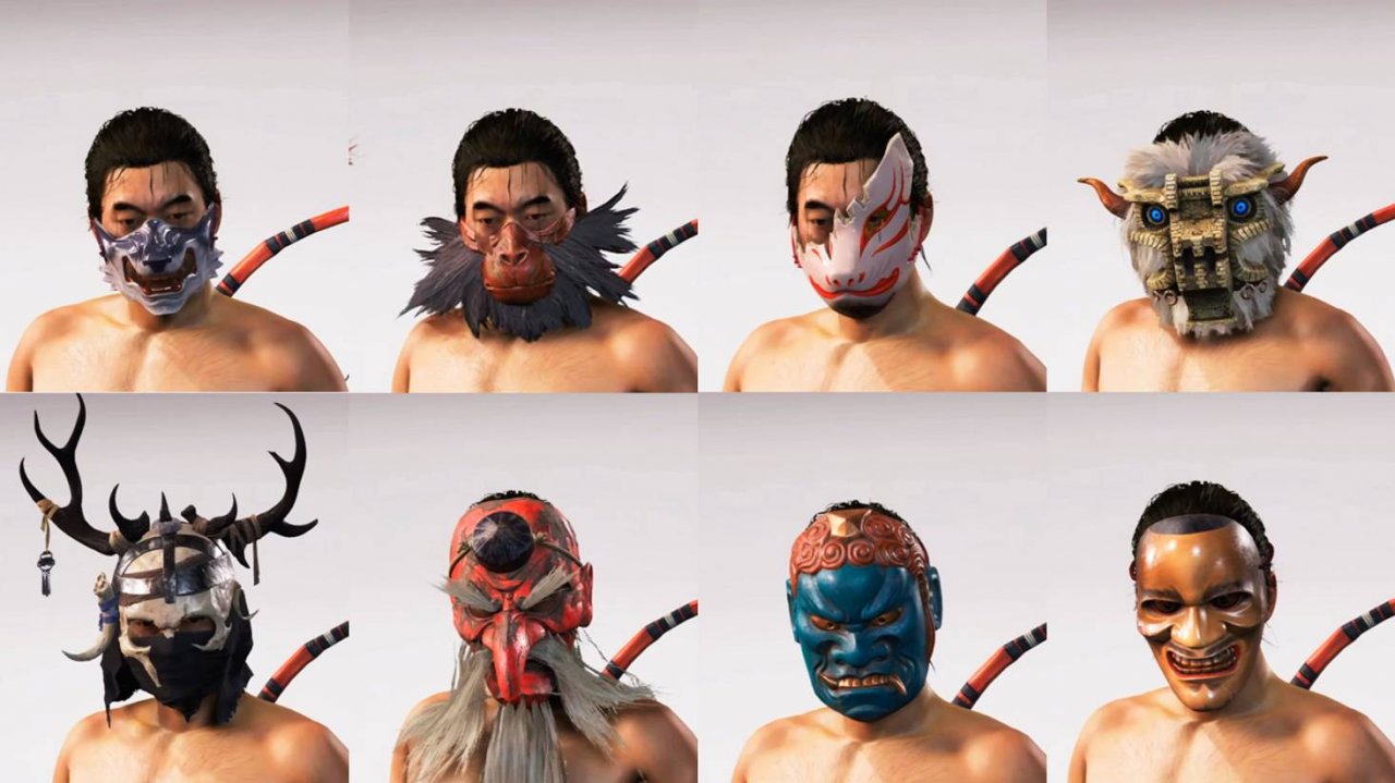 Ghost of Tsushima | Все Маски и расцветки к ним