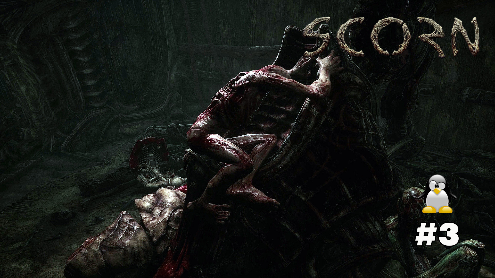 ЛАБИРИНТ | Scorn | на Manjaro Linux #3