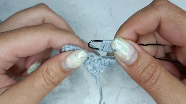 23_урок_Витой_или_почтовый_столбик. Курс "Первые петельки"